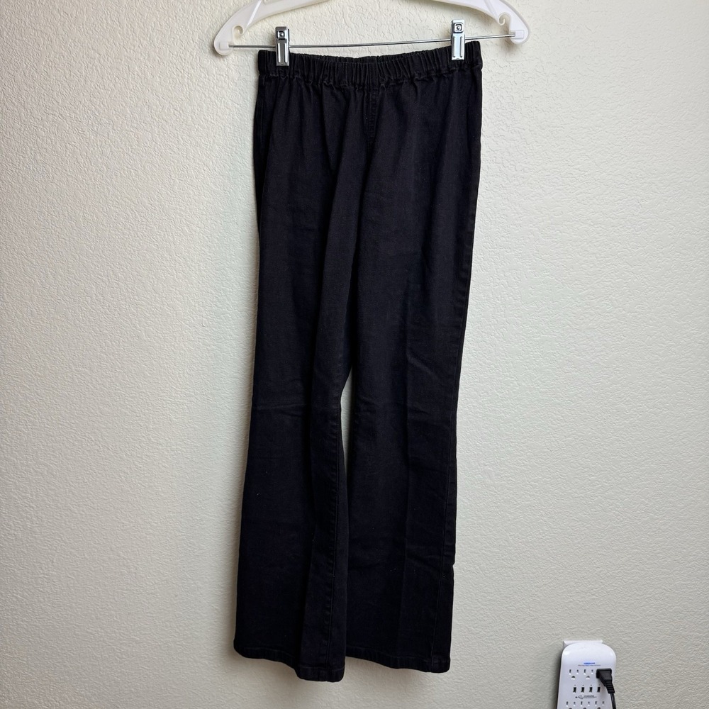 DG2 by Diane Gilman Women's Jeans Black‎ Size PXS Elastic Waist Pull On Bootcut